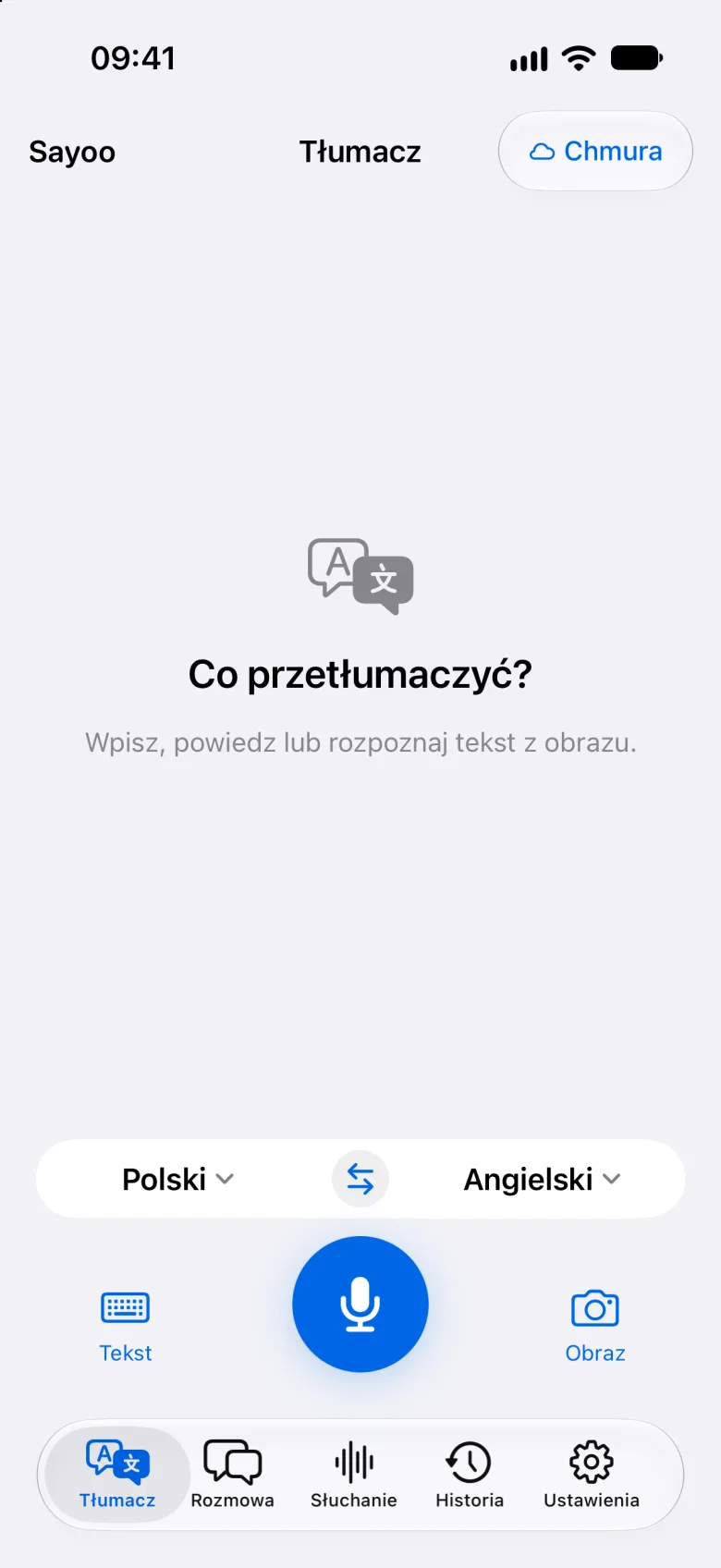 Tłumaczenie tekstu i mowy